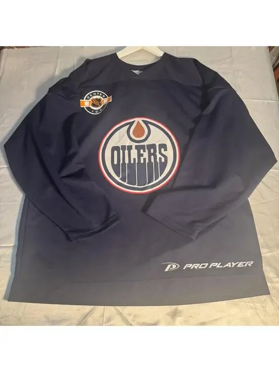 Vintage Y2K Edmonton Oilers NHL Jersey XL Pro Player Canada - Picture 2 of 8